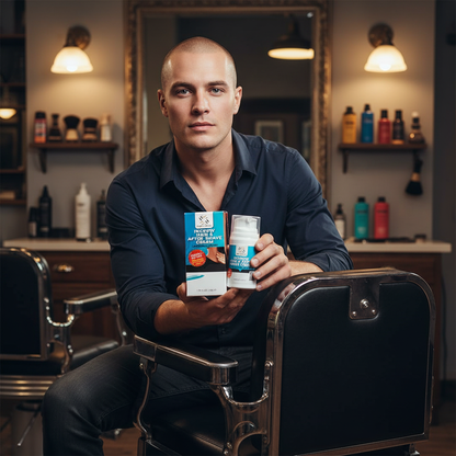 Ingrow Hair & After Shave Cream Barbershop Professional Product Photo