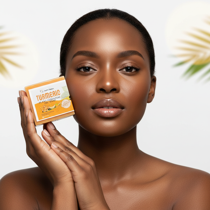 Turmeric Soap Professional Product Photo with Model